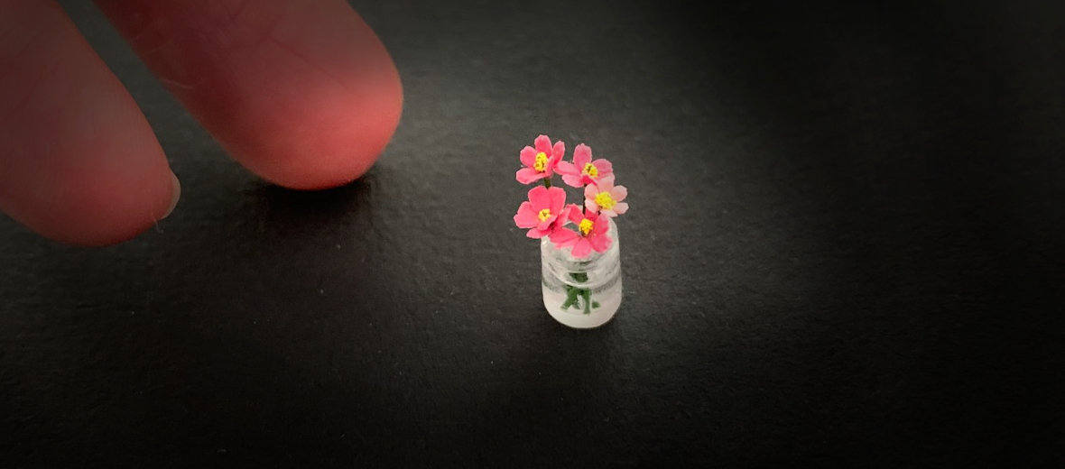Moonpot Mini Mini Flower Pot/ Jelly Pot - Oiseau deNim Miniatures
