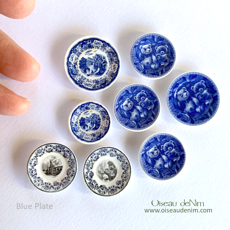 Blue Plate 112 Dollhouse Miniatures Project Oiseau deNim Miniatures